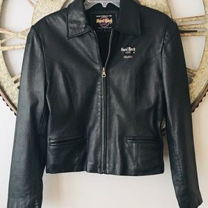 Ladies leather jacket